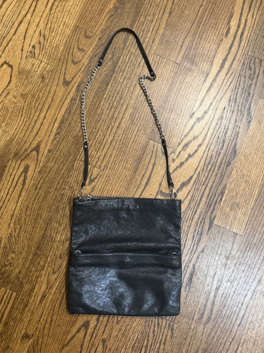 Stella and Dot Waverly 3 Way Crossbody Lambskin Leather Purse - Picture 4 of 9